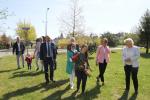 Skwer im. Zygmunta Leśniowskiego na rogu ulic Morskiej i Konopnickiej