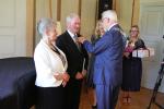 Małżonkowie jubilaci uhonorowani medalami w pałacu