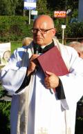 Tablica pamiątkowa z okazji 80-lecia figury Matki Bożej na Śmiechowie 