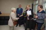 Wystawa haftu kaszubskiego w bibliotece