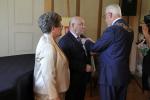 Małżonkowie jubilaci uhonorowani medalami w pałacu