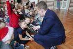 Spotkania w szkołach mistrza szachowego Michała Kanarkiewicza 