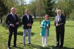 Skwer im. Zygmunta Leśniowskiego na rogu ulic Morskiej i Konopnickiej