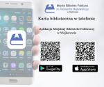 Karta biblioteczna w telefonie dzięki aplikacji Miejskiej Biblioteki Publicznej w Wejherowie 