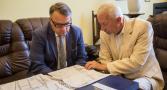 Minister Marek Biernacki z wizytą w ratuszu