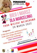Bieg i marsz dla Marcelinki w wejherowskim parku