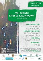 VIII Wielki Spływ Kajakowy na rzece Redzie