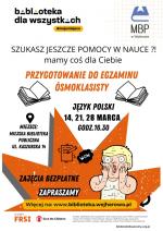 Pomoc dla maturzystów i ósmoklasistów 