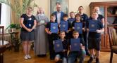 Czwartoklasiści ze Szkoły Podstawowej Sióstr Zmartwychwstanek w Wejherowie
