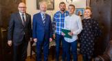 Nagroda dla młodego tenisisty 