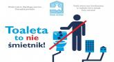 Toaleta to nie śmietnik