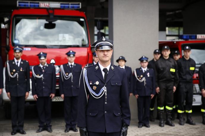 Na placu przy OSP Wejherowo odbyła się uroczysta zbiórka z okazji Dnia Strażaka