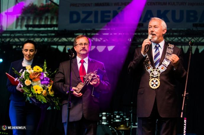 Statuetka Jakuba Wejhera dla Bogdana Tokłowicza 
