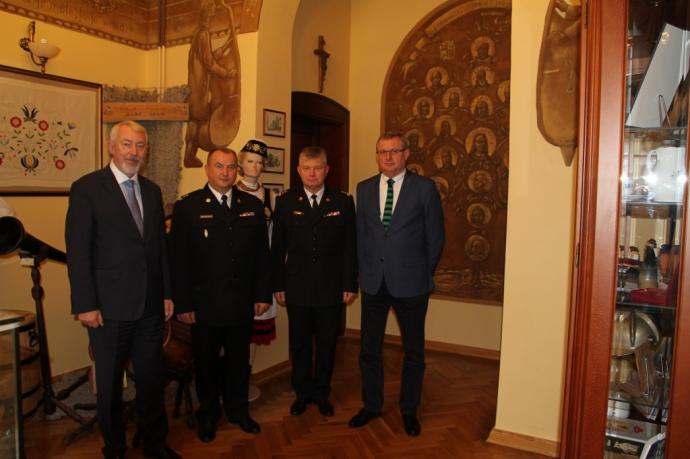 Spotkanie z komendantem straży pożarnej 