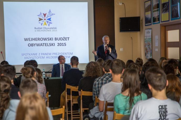 Prezydent Krzysztof Hildebrandt spotyka się z młodzieżą 