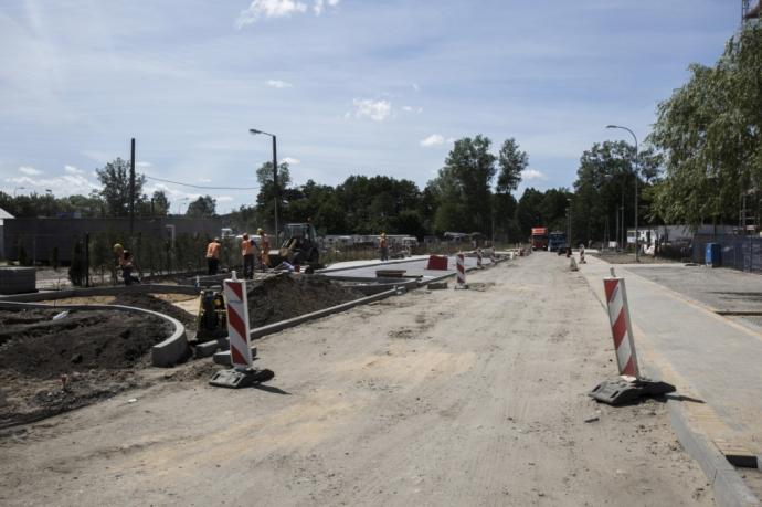 Nowa droga przy Powiatowym Urzędzie Pracy