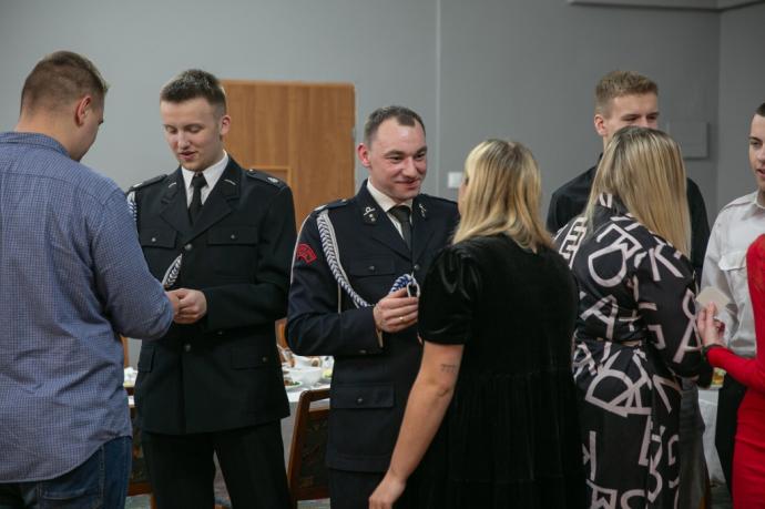 Strażacy spotkali się, by uczcić nadchodzące święta 