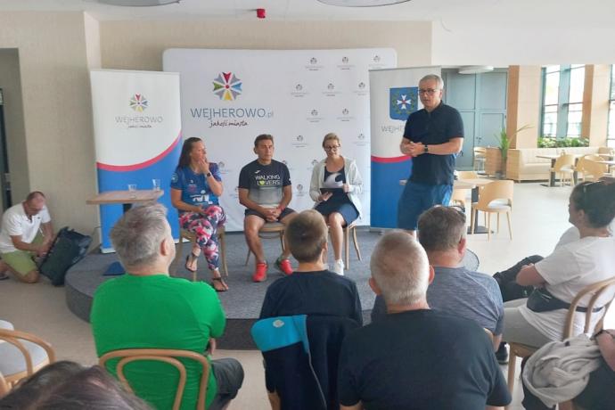 Trening i spotkanie z Robertem Korzeniowskim na Wodnych Ogrodach