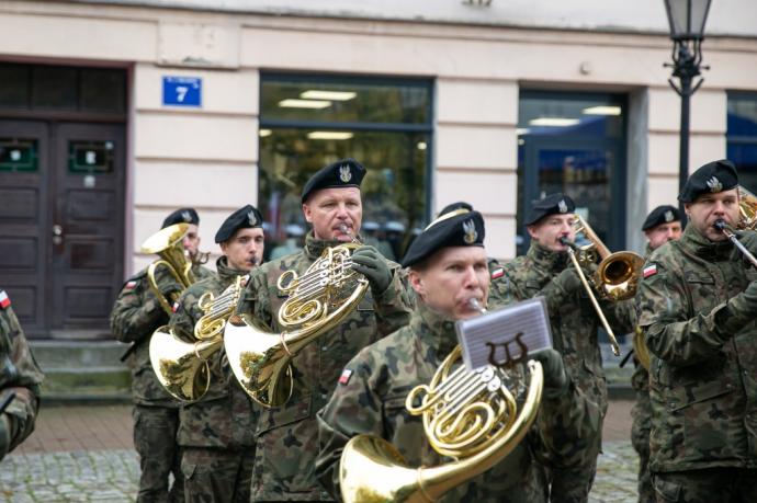 Uroczyste ślubowanie żołnierzy 