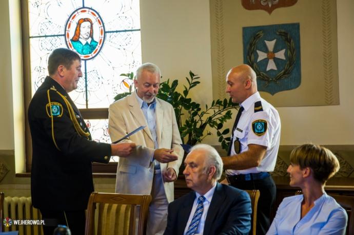 Gratulacje dla wejherowskich strażników