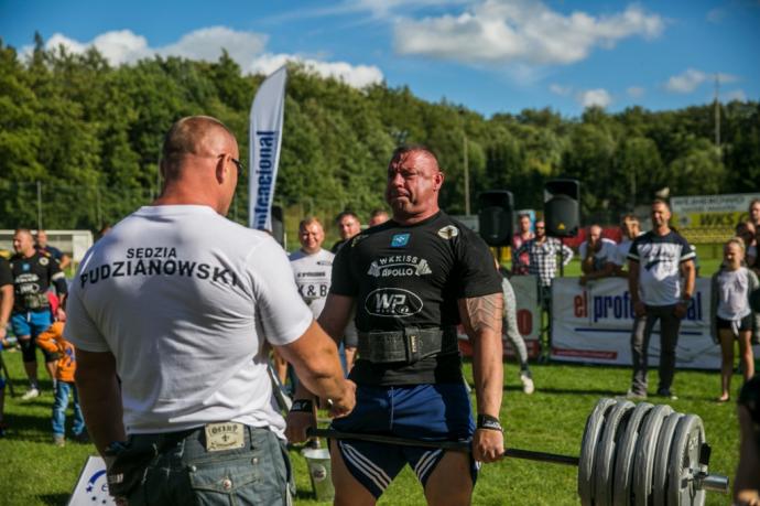 Mariusz Pudzianowski sędziował zawody Strongmanów