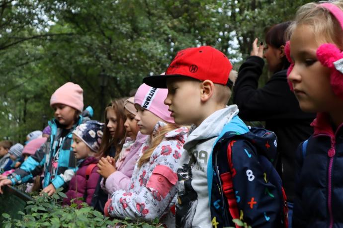 Zajęcia przyrodnicze w wejherowskim parku