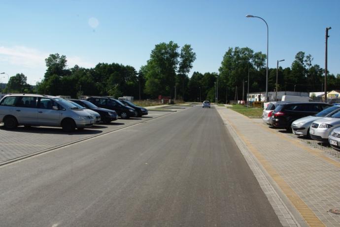 Nowa droga przy Powiatowym Urzędzie Pracy