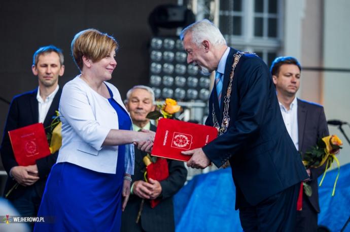 Statuetka Jakuba Wejhera dla Huberta Skrzypczaka