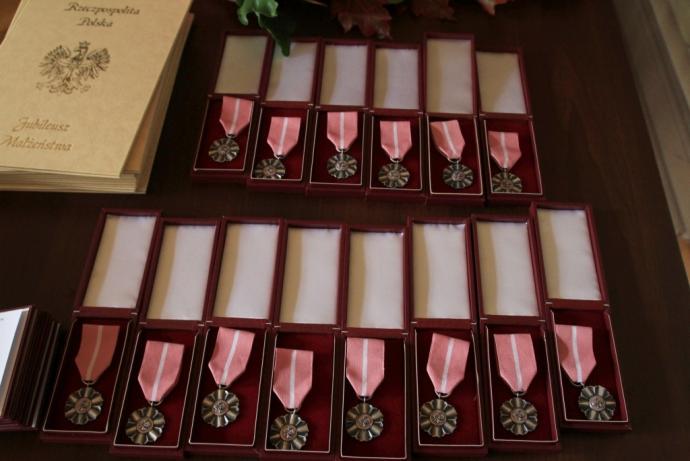 Medale dla Złotych Jubilatów