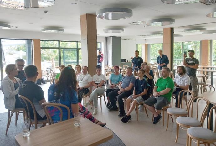 Trening i spotkanie z Robertem Korzeniowskim na Wodnych Ogrodach