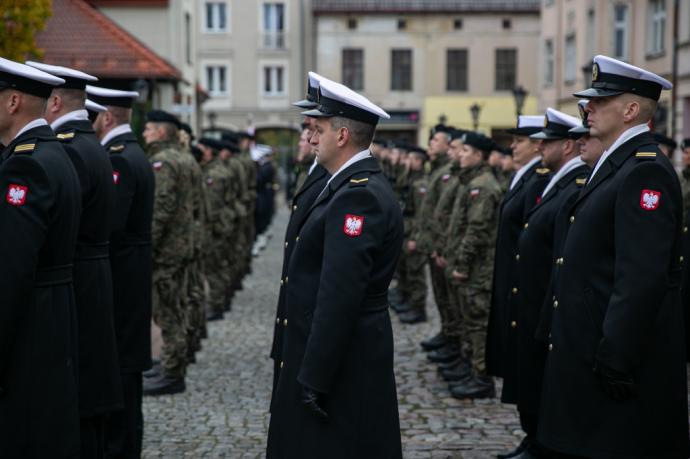 Uroczyste ślubowanie żołnierzy 