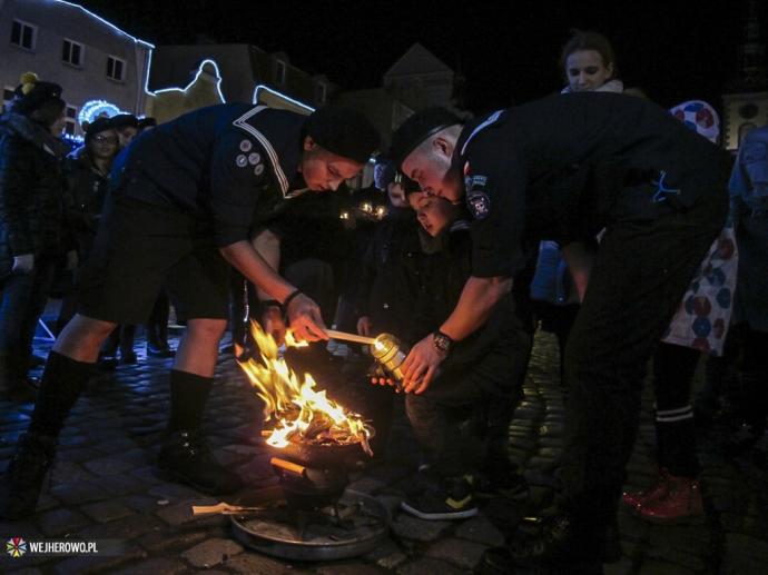 Betlejemskie Światło Pokoju w Wejherowie