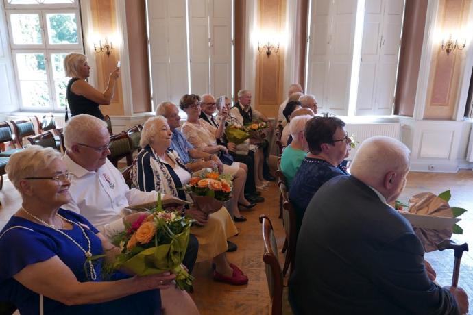 Medale Róży dla Złotych jubilatów