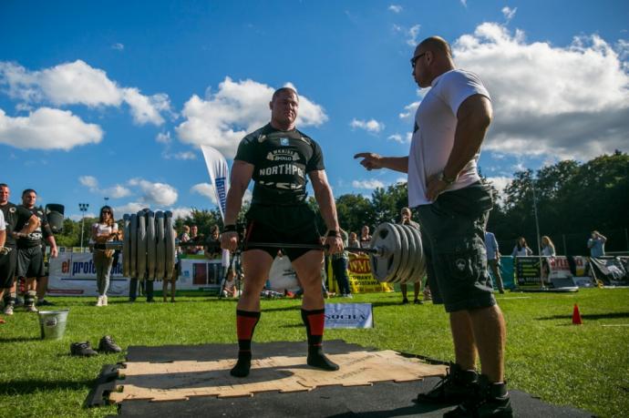 Mariusz Pudzianowski sędziował zawody Strongmanów
