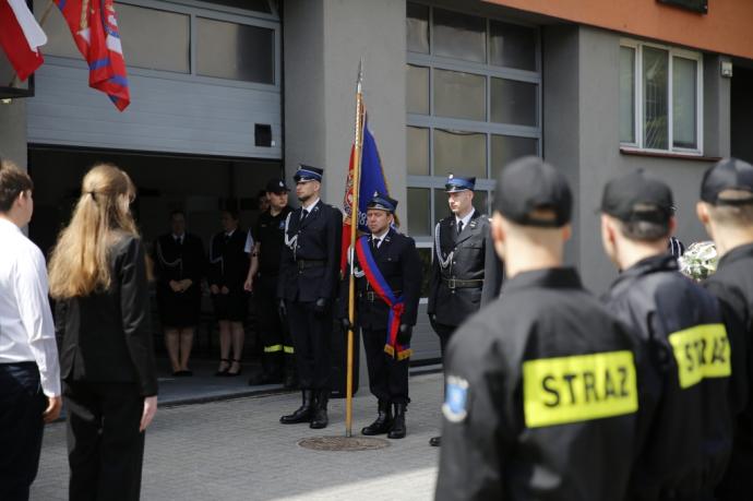 Na placu przy OSP Wejherowo odbyła się uroczysta zbiórka z okazji Dnia Strażaka
