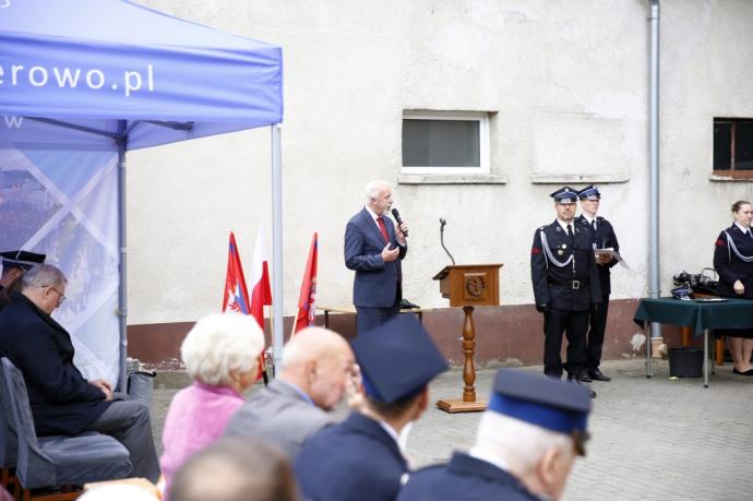 Na placu przy OSP Wejherowo odbyła się uroczysta zbiórka z okazji Dnia Strażaka
