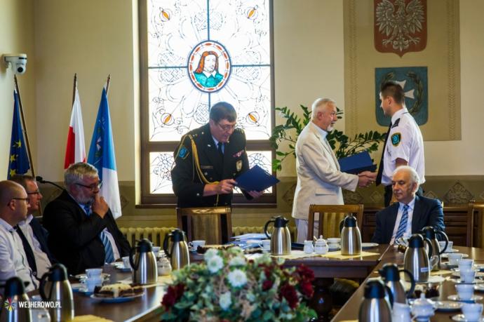 Gratulacje dla wejherowskich strażników