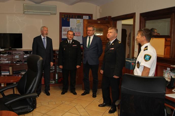 Spotkanie z komendantem straży pożarnej 