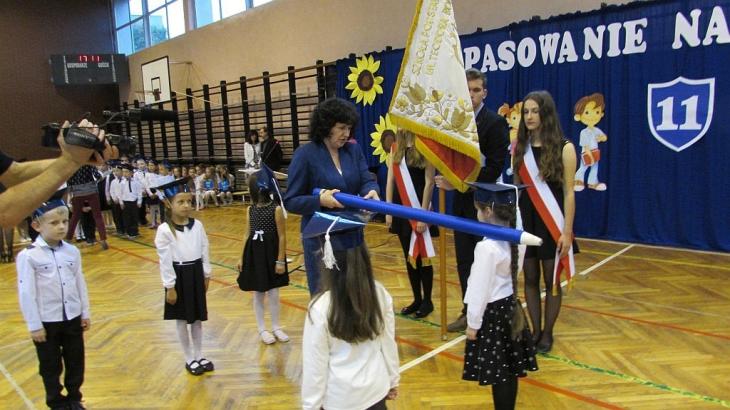 Pierwszoklasiści „jedenastki” złożyli ślubowanie