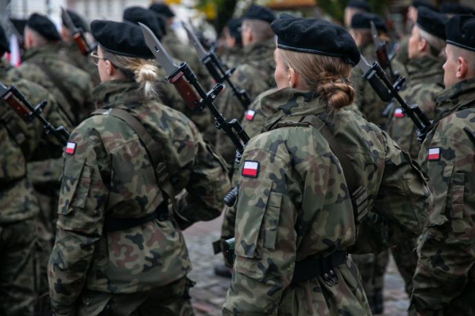 Uroczyste ślubowanie żołnierzy 