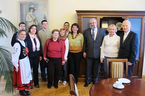 
Uczestniczki międzynarodowego projektu w ratuszu&nbsp;

