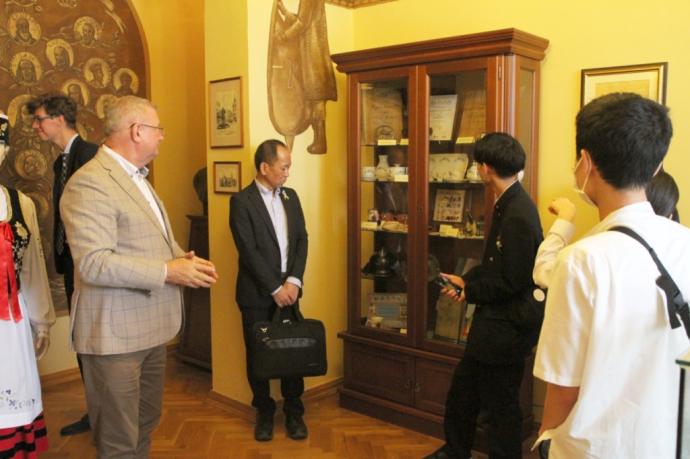 Japońscy goście odwiedzili wejherowski Ratusz