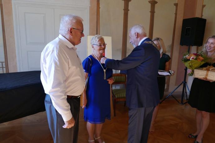 Medale Róży dla Złotych jubilatów