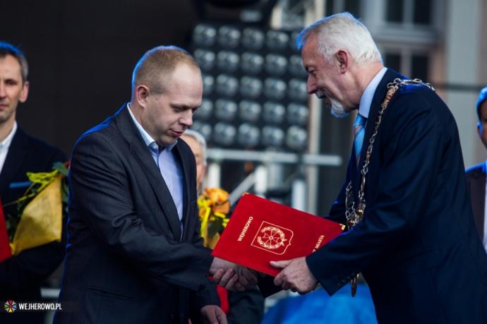 Statuetka Jakuba Wejhera dla Huberta Skrzypczaka