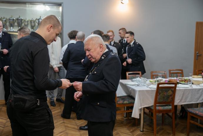 Strażacy spotkali się, by uczcić nadchodzące święta 