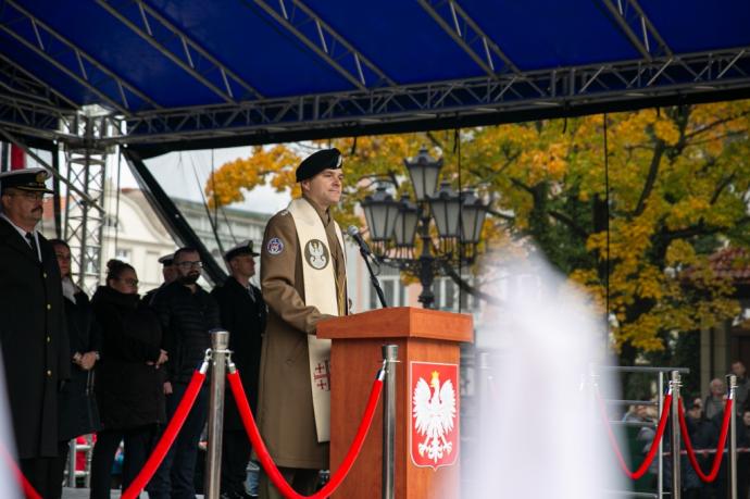 Uroczyste ślubowanie żołnierzy 