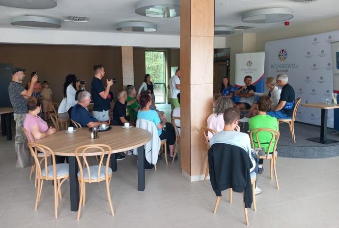 Trening i spotkanie z Robertem Korzeniowskim na Wodnych Ogrodach