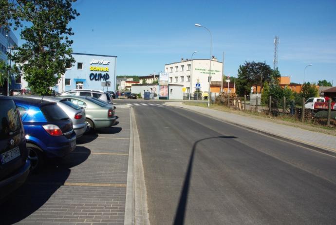 Nowa droga przy Powiatowym Urzędzie Pracy