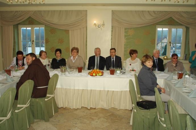 Spotkanie przedświąteczne niewidomych i niedowidzących