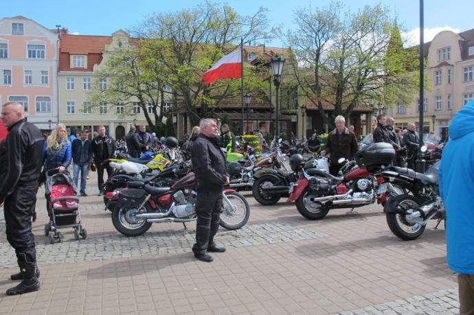 MotoKrew na wejherowskim rynku 